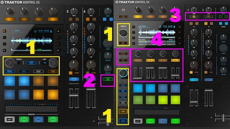 Traktor Kontrol S5 vs Traktor Kontrol S8 | Esencial