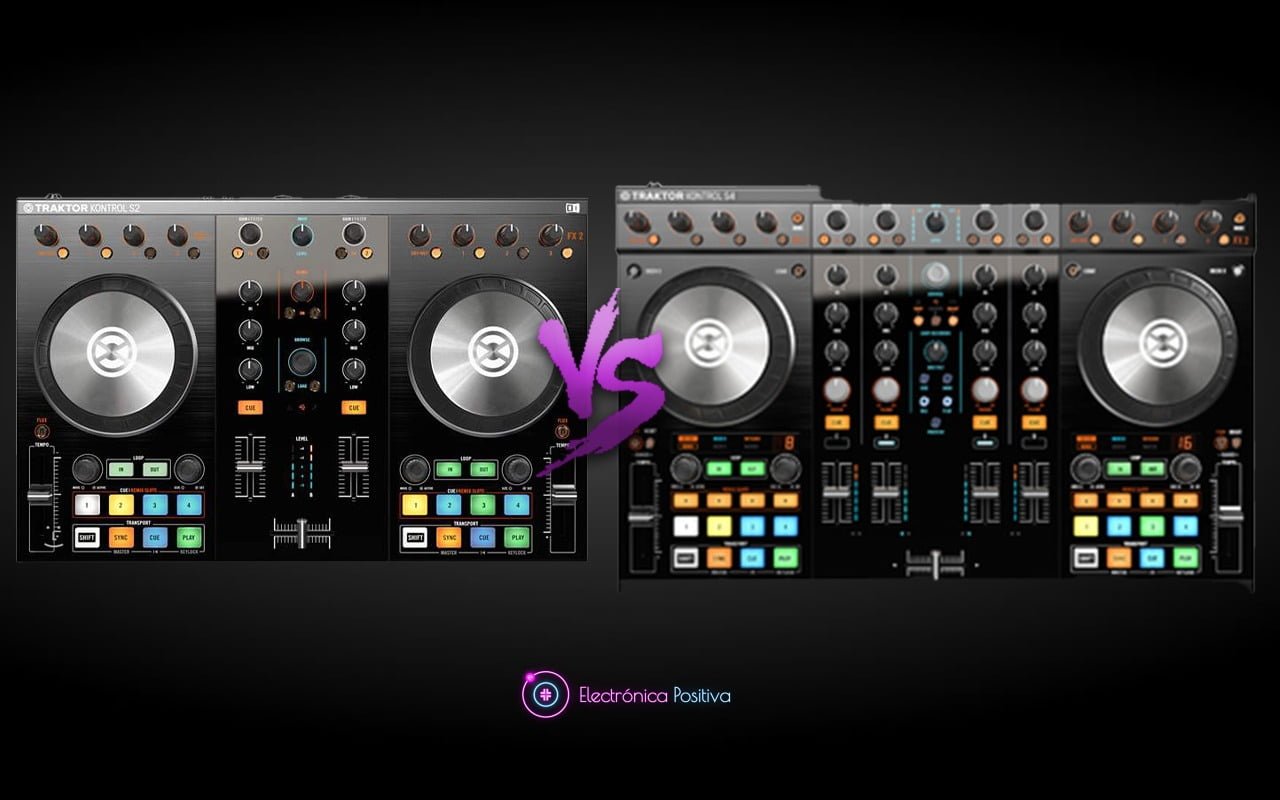 Controladoras Traktor S2 vs S4 (mk1 y mk2)