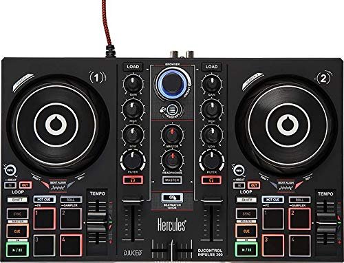 Las mejores controladoras DJ baratas 2019 por menos de 100€ 1 Hercules DJCONTROL Impulse 200
