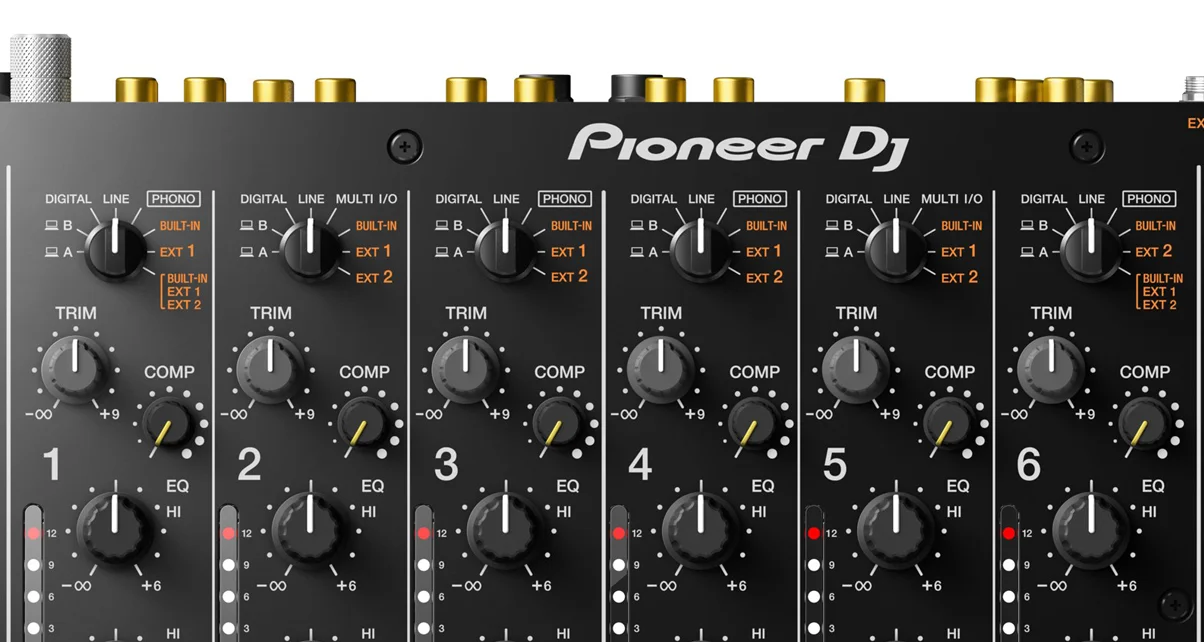 Pioneer DJ presenta DJM-V10, un mezclador de seis canales para DJs premium 8 Input Selection