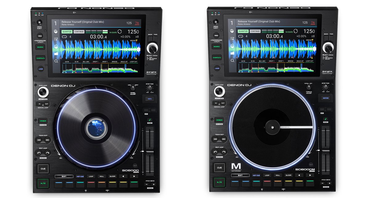 Denon DJ anuncia nuevos reproductores SC6000, SC6000M y el mezclador X1850 1 SC6000 y SC6000M