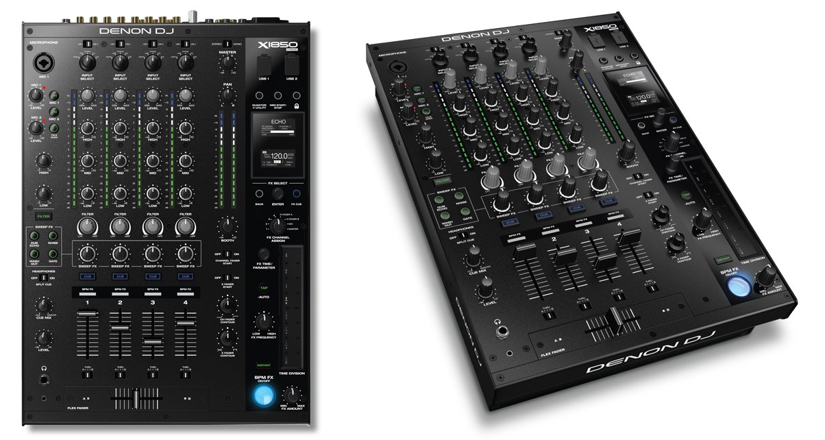 Denon DJ anuncia nuevos reproductores SC6000, SC6000M y el mezclador X1850 3 X1850