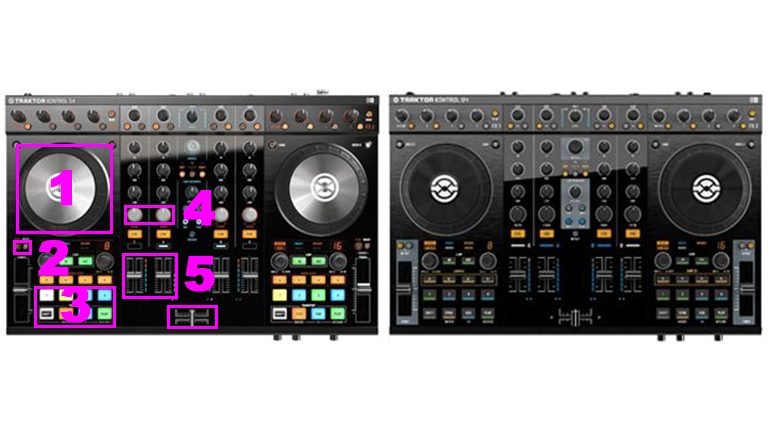 Controladoras Traktor S2 vs S4 (mk1 y mk2)