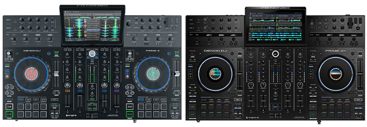 Denon Dj Prime 4 vs Prime 4+